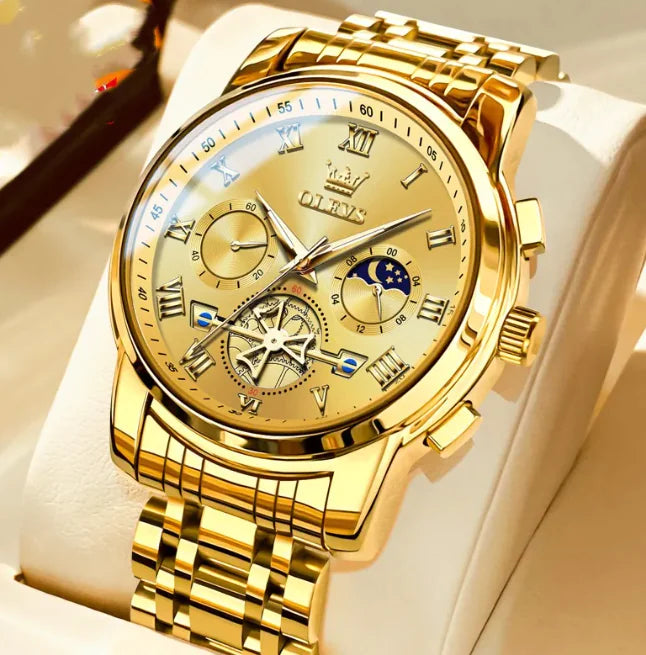 Reloj de Lujo Gold Royal – Exclusividad y Elegancia